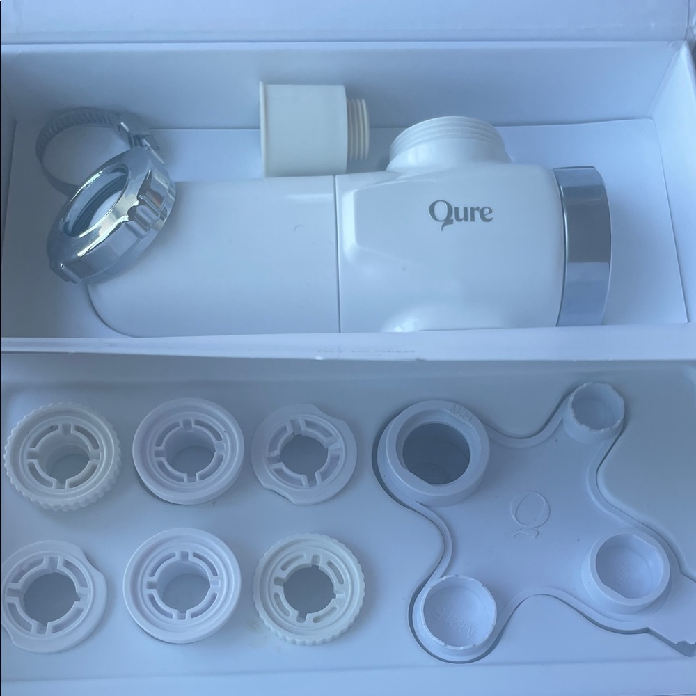 Qure Skincare Water Filter - White never used